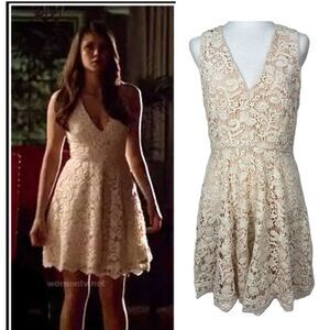 French Connection Lace Dress ASO Elena Gilbert The Vampire Diaries US 8 UK 12